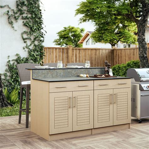 unfinished outdoor kitchen cabinets